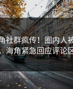 深夜海角社群疯传！圈内人被指令人震惊，海角紧急回应评论区炸裂