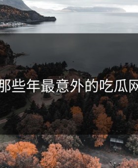 盘点那些年最意外的吃瓜网瞬间