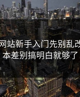 51视频网站新手入门先别乱改：把版本差别搞明白就够了