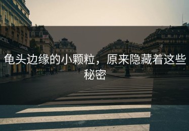 龟头边缘的小颗粒，原来隐藏着这些秘密